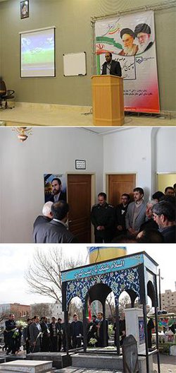 افتتاح کانون بسیج مهندسین عمران و معماری در اردبیل
