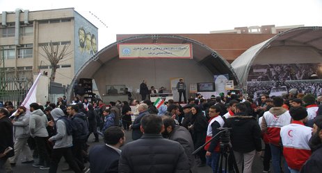برپایی غرفه ی دستاوردهای دانشگاه شریف در چهلمین سال پیروزی انقلاب