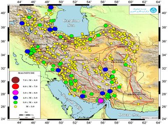 ثبت حدود ۹۷۰ زمین‌لرزه در بهمن ۱۳۹۷ توسط مرکز لرزه‌نگاری موسسه ژئوفیزیک