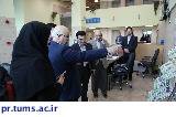 بازدید رئیس دانشگاه از میز خدمت الکترونیک
