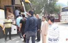 بدرقه و اعزام کاروان راهیان نور دانشجویی
