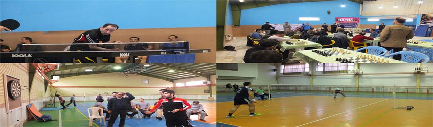 برگزاری مسابقات ورزشی کارکنان و اساتید دانشگاه های استان گیلان در ۴ رشته به میزبانی واحد صومعه سرا