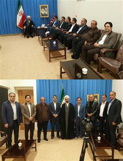 دیدار رئیس و اعضای هیات مدیره سازمان نظام مهندسی ساختمان استان ایلام با نماینده محترم ولی فقیه در استان