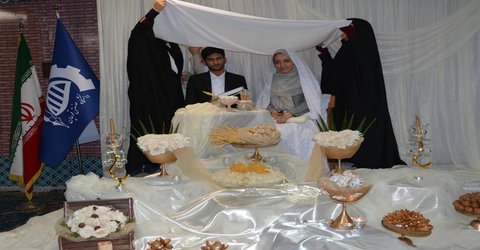 برگزاری سومین جشن ازدواج دانشجویی دانشگاه صنعتی قوچان همزمان با روز زن