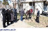 به مناسبت روز درختکاری آیین کاشت نهال در بیمارستان رازی برگزار شد