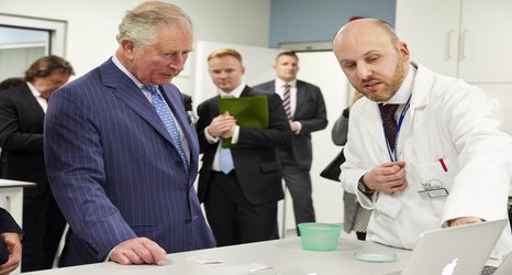 The Prince of Wales sees new solution to plastic pollution at White City Campus