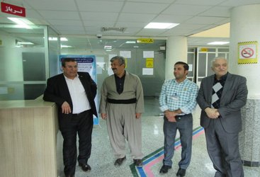 بازدید دکتر سیامک واحدی ریاست دانشگاه علوم پزشکی از بیمارستان شهید چمران سروآباد