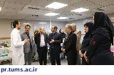 بازدید نوروزی دکتر صحرائیان، عضو هیئت رئیسه دانشگاه از مجتمع بیمارستانی امام خمینی(ره) و مرکز طبی کودکان در دوازدهمین روز سال جدید