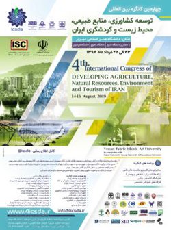 برگزاری چهارمین کنگره بین المللی توسعه کشاورزی، منابع طبیعی، محیط زیست و گردشگری ایران