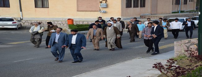 مراسم غبار روبی گلزار شهدای گمنام دانشگاه کردستان برگزار شد